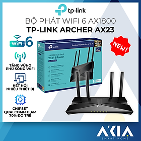 Bộ Phát Router Wifi TP-Link Archer AX23 Wifi 6 Chuẩn AX1800 - HÀNG CHÍNH HÃNG