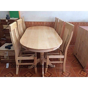 Bộ bàn ăn gỗ sồi