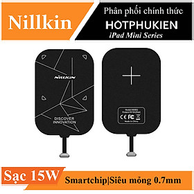 Miếng dán thẻ sạc hỗ trợ sạc không dây sạc nhanh 15W cho các dòng iPad Mini 1 / 2 / 3 / 4 / 5  (7.9 inch) hiệu Nillkin Magic Tags Plus (chip sạc thông minh, sạc nhanh 2A, mỏng 0.7mm) - hàng nhập khẩu