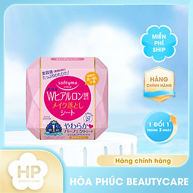 Khăn Giấy Tẩy Trang Dưỡng Ẩm Kosé Softymo Axit Hyaluronic Cleansing Sheet H (52 miếng)