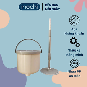 Mua Bộ cây lau nhà tròn thông minh xoay 360 SM-31 của Inochi Nhật Bản chính hãng cao cấp