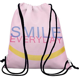 Túi Dây Rút Unisex In Hình Smile Everyday - BDTE088