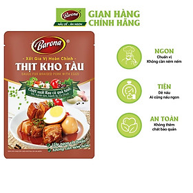 Gia Vị Thịt Kho Tàu Barona 80g ướp ngon chuẩn vị không cần nêm nếm