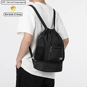 Balo dây rút thể thao Xbags XB 6004 chống nước – Túi rút gym vải dù có ngăn giày, balo đa năng!