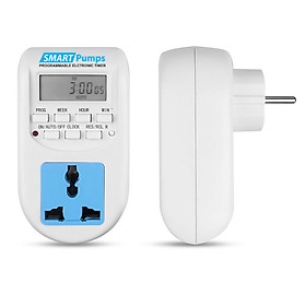 Mua Ổ cắm hẹn giờ lập trình điện tử AL-06 chịu tải 10A 2200W 16 chương trình Smartpumps