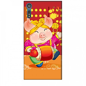Ốp lưng dành cho điện thoại SONY XZ Heo Xuân Đánh Trống