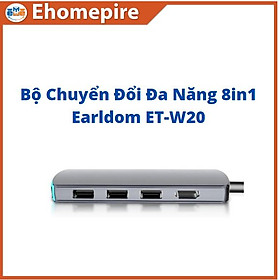 Bộ Chuyển Đổi Đa Năng 8in1 Earldom ET-W20- Hàng chính hãng 