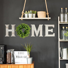 Home Sign Letters Decorative Wooden Block Word Signs Home Farmhouse Black