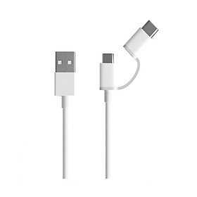 Mua Dây Cáp Sạc Đa Năng 2 Trong 1 USB Type-C / Micro USB Xiaomi (1m) - Hàng Chính Hãng