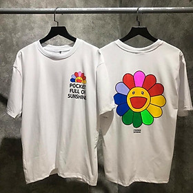 Áo thun Stee SMILE COLOR FLOWER TRÙM Unisex aothununisex aophongnam