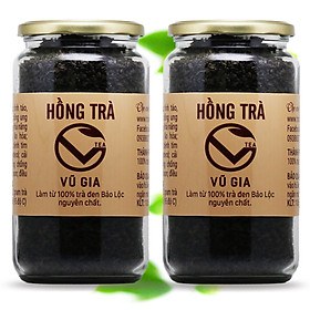 Combo 2 Hồng Trà Cao Cấp Nguyên Chất Vũ Gia (200gr/hũ) 