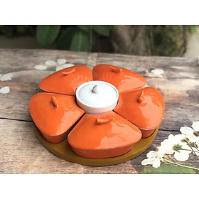 Mua Khay đựng đồ ăn. Gốm sứ Bát Tràng