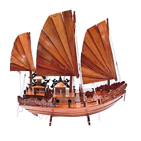 Nơi bán Mô hình thuyền gỗ trang trí Hạ Long Rồng - thân tàu 60cm - gỗ hương - Giá Từ -1đ