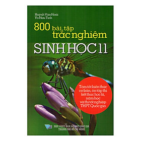 Nơi bán 800 Bài Tập Trắc Nghiệm Sinh Học Lớp 11 - Giá Từ -1đ