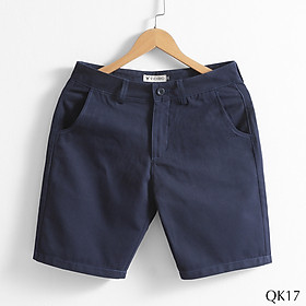 Quần Đùi Nam Kaki 6 Màu Trẻ Trung Phong Cách Hàn Quốc VICERO  - QK17 XANH THAN - L