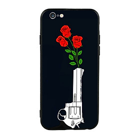 Ốp lưng viền TPU cao cấp cho điện thoại Iphone 6 Plus/6s Plus - Rose 07