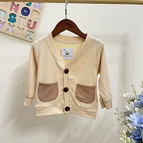 Áo khoác Cotton len mỏng nhẹ cho bé