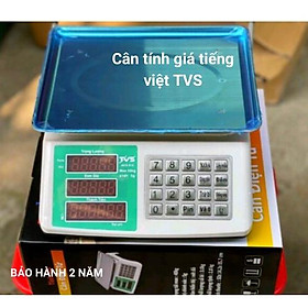 Mua Cân điện tử 30kg/5g tiếng việt TVS tính giá bàn phím tiếng việt