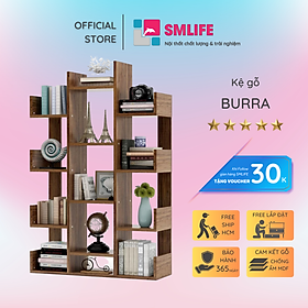 Giá đỡ sách trang trí không gian sống SMLIFE Burra