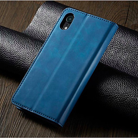 Bao da bò non dạng ví hãng Greencase dành cho iPhone XR - Hàng nhập khẩu