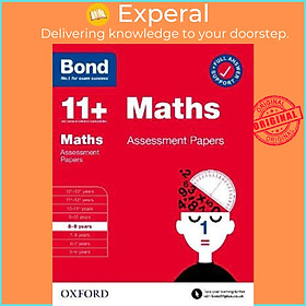 Sách - Bond 11+: Bond 11+ Maths Assessment Papers 8-9 years by Andrew Baines (UK edition, paperback)