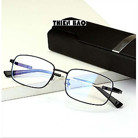 Kính lão thị, viễn thị HAI TRÒNG nhìn Xa - gần TIỆN LỢI cực đẹp KV22 gọng titan Dẻo cực bền toàn viền cao cấp Loại I ( Xa 0 gần có độ)