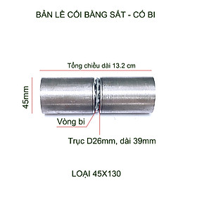 Mua 01 Bản lề cối xoay có trang bị vòng bi  bằng sắt  đường kính 20-45mm tùy chọn