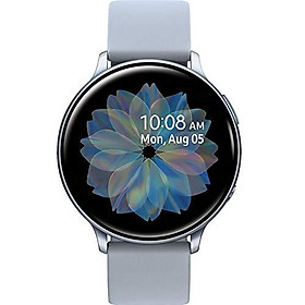 Samsung Galaxy Watch Active2 (Silicon Strap + Aluminum Bezel) Bluetooth - International (Aqua Black, R820-44mm)