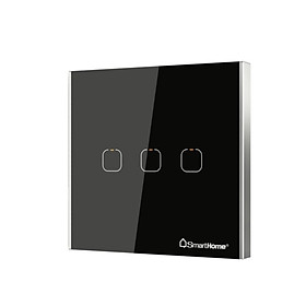 Mua Thiết bị điều khiển 3 kênh zigbee hình vuông SH-CT3Z-T2-Pro bản Luxury-BKAV