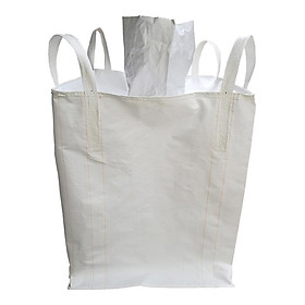 1.5 Tonnes FIBC Bulk Bag Builders Bag Waste Rubble Storage Sack, Top can be Closed, 35''x35''x43''