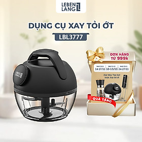 Mua Dụng cụ xay tỏi ớt  thực phẩm Lebenlang LBL3777  170ml  lưỡi dao 3 cánh sắc bén  dây kéo rút tiện lợi - hàng chính hãng