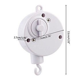 Mua Đồ chơi chuông hộp nhạc tự xoay bằng dây cót dành cho trang trí nôi cũi em bé BABY - miếng lót chuột