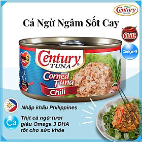 Chính hãng Cá ngừ ngâm sốt cay không cay nhập khẩu Philippines - Khối