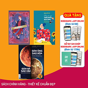 Bộ 3 Cuốn Sách Thấu Hiểu Đàn Ông: Đàn Ông Sao Hoả Đàn Bà Sao Kim, Đàn Ông Bóc Phốt Đàn Ông Và Đừng Bao Giờ Theo Đuổi Đàn Ông