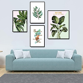 Mua Tranh treo tường  tranh canvas TB10 bộ 4 tấm