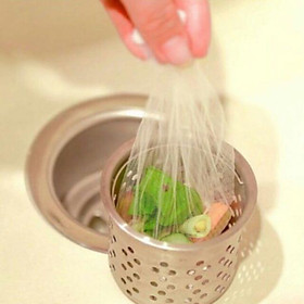 Mua (Giá sale) Set 100 Túi lọc rác bồn rửa