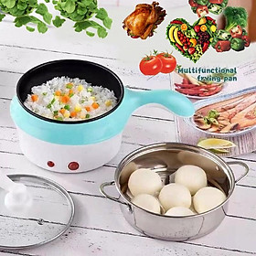 Mua NỒI ĐIỆN LẨU MINI CHỐNG DÍNH ĐA NĂNG TẶNG KÈM VỈ HẤP