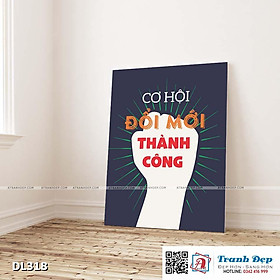 Mua Tranh động lực trang trí phòng làm việc - Cơ hội đổi mới thành công - DL318