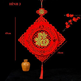 Mua Liễng nhung Chữ Phúc 3D treo cửa trang trí ngày tết