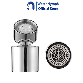 Mua Đầu nối vòi nước rửa chén  rửa mặt tăng áp  xoay 360 độ Waternymph N23  tạo bọt  chống bắn hai chế độ phun tiện ích (tặng bộ ren 6 món)