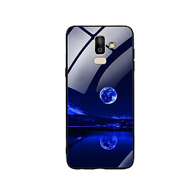 Ốp Lưng Kính Cường Lực cho điện thoại Samsung Galaxy J8 -  0269 MOON02