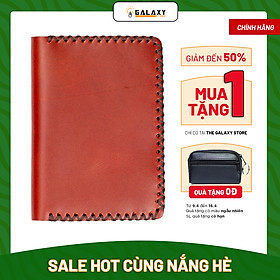 Ví Bóp Nam Nữ Nhỏ Mini Handmade Da Bò Thật Galaxy Store GVM