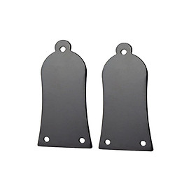 2 Pieces 3 Holes Bell Style Truss Rod Cover for Electric Guitar Replacement Parts