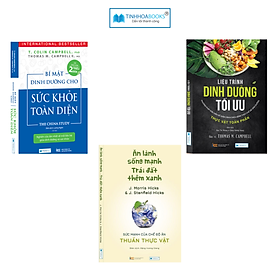 Combo 3 cuốn sách: Bí mật dinh dưỡng + Liệu trình dinh dưỡng + Ăn lành sống mạnh