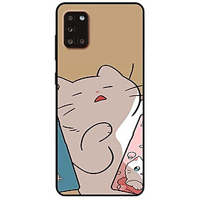 Ốp lưng dành cho Samsung Galaxy A12 / A21s / A31 - Mèo Nhớ Nhung