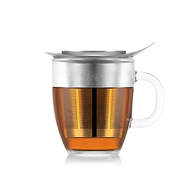 Set cốc kèm lưới lọc trà Bodum 350ml made in EU hàng chính hãng