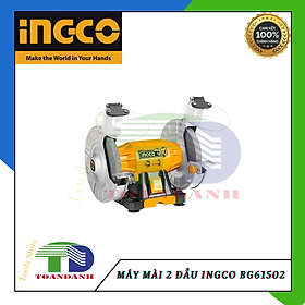 Máy mài 2 đầu INGCO BG61502 công suất 150W, đá mài 150mm