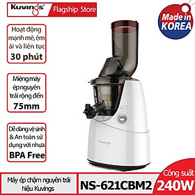 Mua Máy Ép Chậm Kuvings NS-621CBM2-W (240W) - Trắng - Hàng Chính Hãng