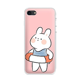 Ốp lưng dẻo cho điện thoại Iphone 7/ Iphone 8 - 01013 7903 RABBIT01 - Hàng Chính Hãng