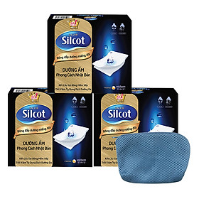 Bộ 3 Hộp Silcot Bông Đắp Dưỡng Miếng Đôi (40 Miếng/Hộp) - Tặng Túi Đựng Đồ Đa Năng Màu Ngẫu Nhiên